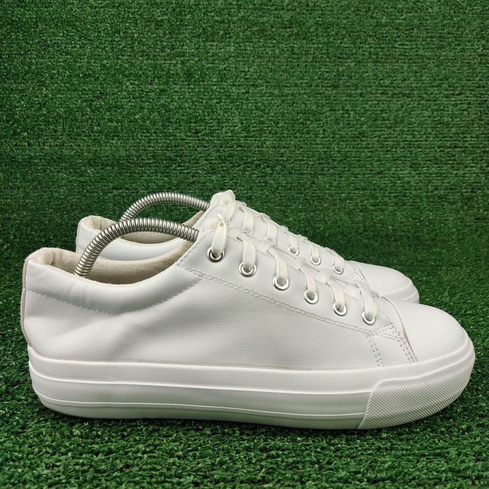 Unbranded Sneakers Women 11 White Low Top Platform Faux Leather ZY-K22166 Casual